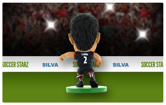 Thiago Silva - Paris St Germain Home Kit -Soccer Starz - India - www.superherotoystore.com