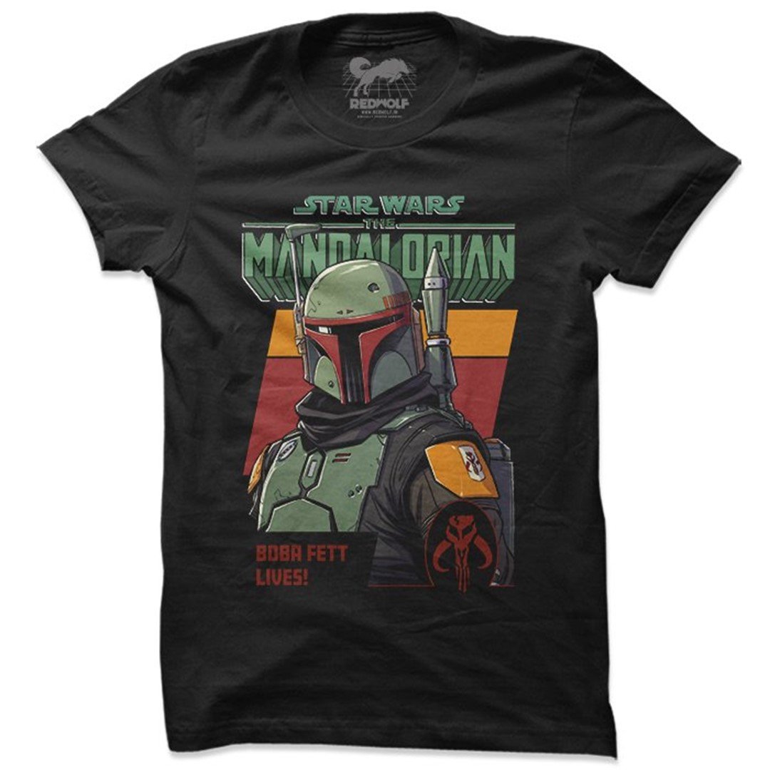 Boba Fett Lives - Star Wars Official T-Shirt.