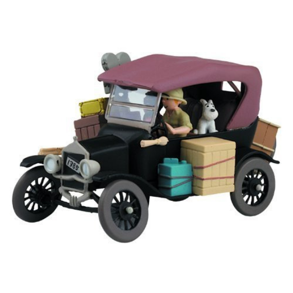 Adventures of Tintin - The Black Ford Car Scene by Moulinsart -Moulinsart - India - www.superherotoystore.com