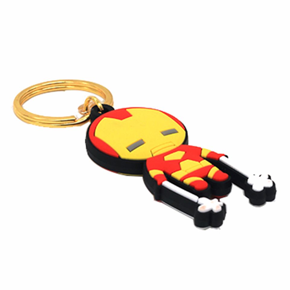 Iron Man Rubber Keychain by EFG -EFG - India - www.superherotoystore.com