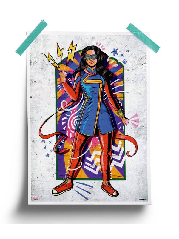 Ms. Marvel: Urban Art, Official Ms Marvel Poster